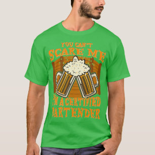 CAMISETA HALLOWEEN BARTENDER GHOST BEER HEADFUNNEN HALLOWEE