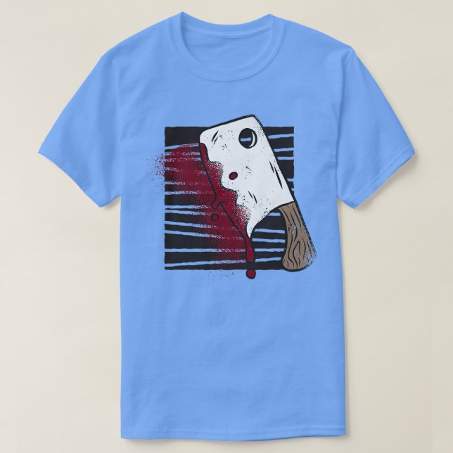 Camiseta Halloween Batalha Ax Para Proprietário De Arma (Frente do Design)