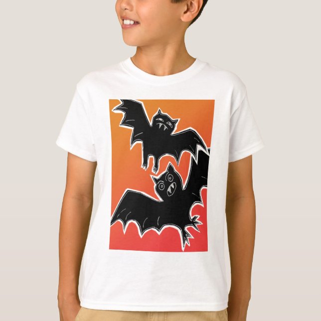 Camiseta Halloween Bats 2 (Frente)