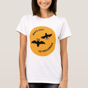 Camiseta Halloween Bats Orange