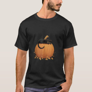Camiseta Halloween Black Cat Pumpkin Horror Fumaça Tanque P