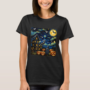 Camiseta Halloween Blue Jay Starry Night