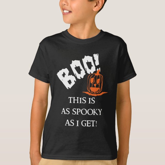 Camiseta Halloween Boo! (Frente)