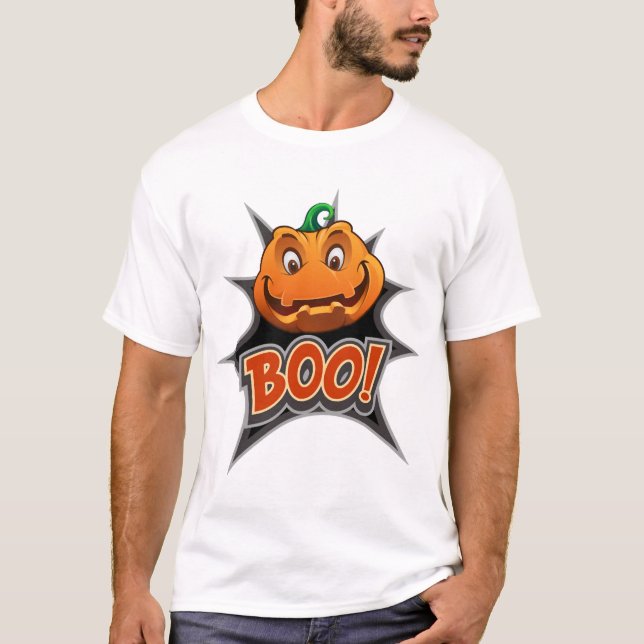 Camiseta Halloween Boo     (Frente)