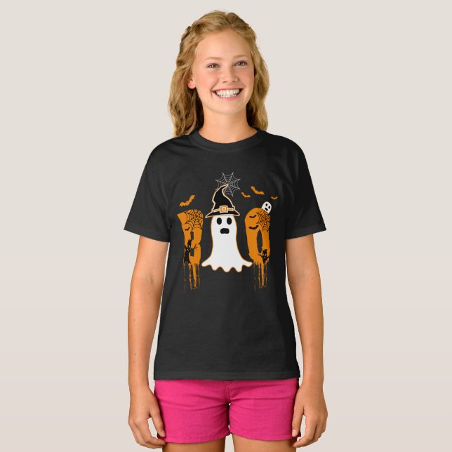 Camiseta HALLOWEEN BOO (Frente Completa)