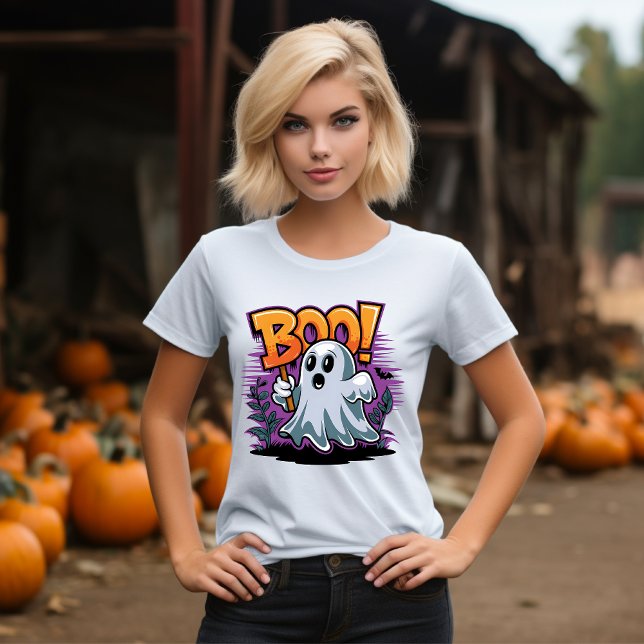 Camiseta Halloween Boo (Criador carregado)