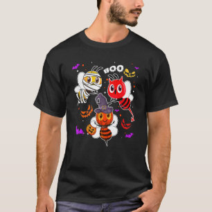 Camiseta Halloween Boo Bee Ghoul Mummy Vampire Halloween Co