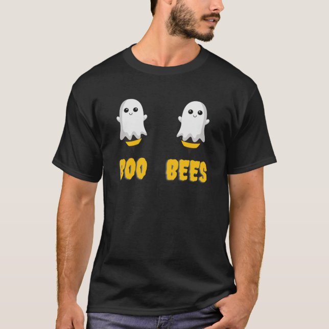 Camiseta Halloween Boo Bees Funny and special halloween gif (Frente)
