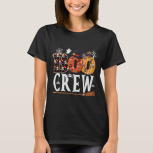 Camiseta Halloween Boo Crew Homens Engraçados Mulheres Cria