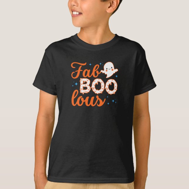 Camiseta Halloween Boo Engraçado (Frente)