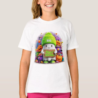 Camiseta Halloween Boo Fantasma - Feliz Halloween