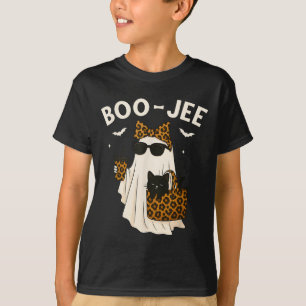 Camiseta Halloween Boo Jee Leve Fofinho Café Boujee