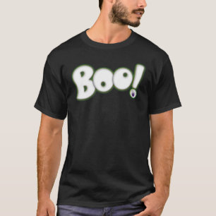 Camiseta Halloween Boo Na moda com a inscrição Ghost Eyeb