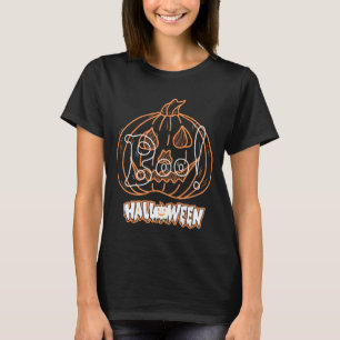 Camiseta Halloween Boo Pumpkin Unisex