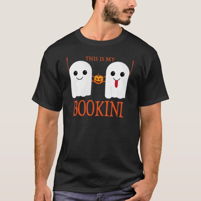 Camiseta Halloween Bookini Ghost Bikini Boo (Frente)