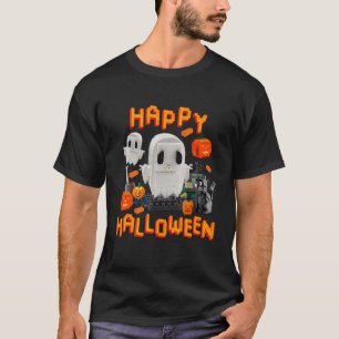 Camiseta Halloween Brick Builder bloqueia o Master Builder 