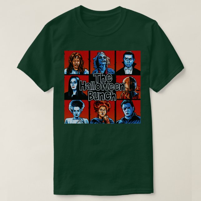 Camiseta Halloween Bunch (Frente do Design)