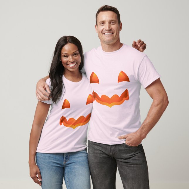 Camiseta Halloween Camisa Orgânica Jack-o-lanterna (Unissex)