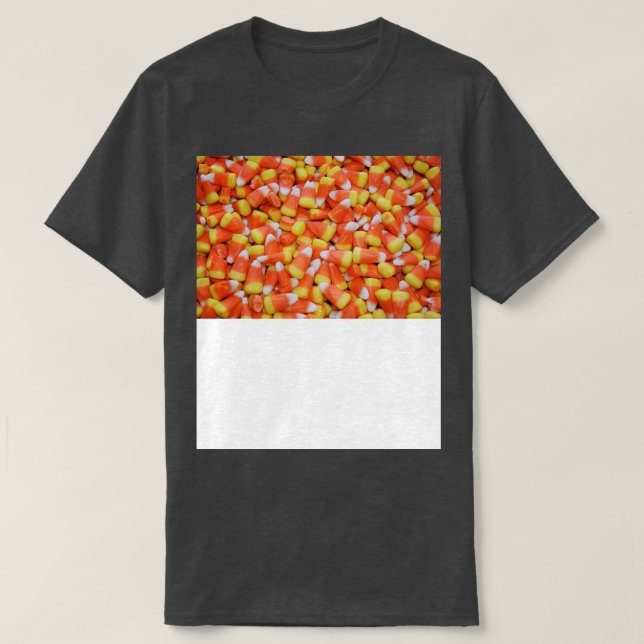 Camiseta Halloween Candy Corn (Frente do Design)