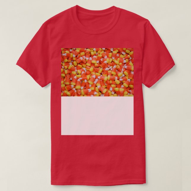 Camiseta Halloween Candy Corn (Frente do Design)