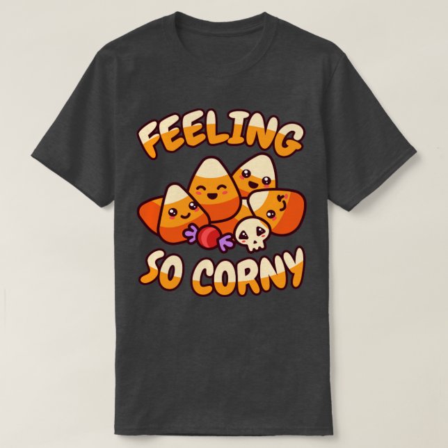 Camiseta Halloween Candy Corn Costume (Frente do Design)