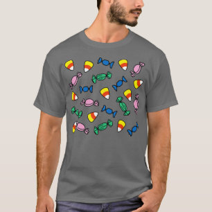 Camiseta Halloween Candy Pattern