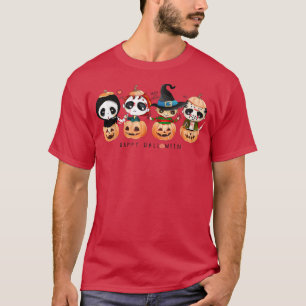 Camiseta Halloween Caracteriza Monstros Engraçados Horror B