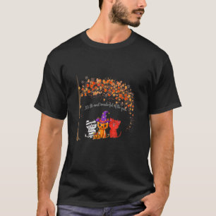 Camiseta Halloween Cat It S He Most Wonderful Ime Of He Yea