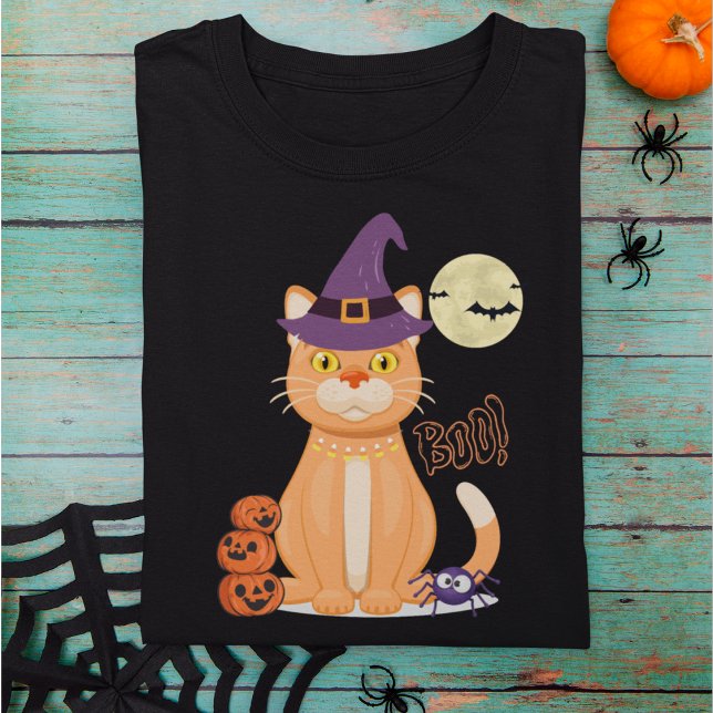 Camiseta Halloween Cat Lover (Halloween Cat Lover T-Shirt)