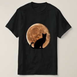 Camiseta Halloween Cat Moon
