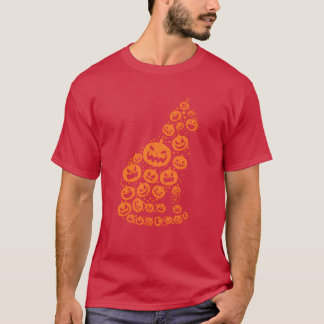 Camiseta Halloween Cat Silhout I Halloween Pumpkin Cat g