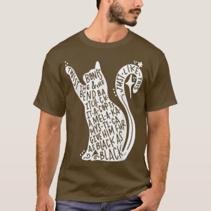 Camiseta Halloween Cat Witch Vibes Místicos Gato Spook
