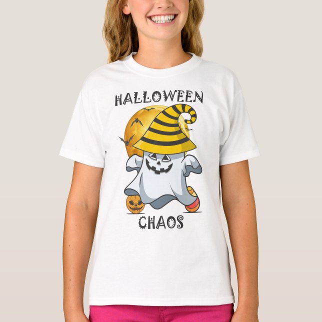 Camiseta Halloween Chaos (Frente)