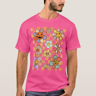 Camiseta Halloween Cheio de Grunge Feliz Rosto Pumpkin Groo