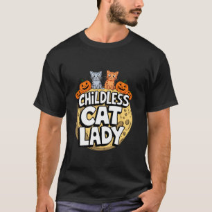 Camiseta Halloween Chilless Cat Lady Costume Cat Damas Fu