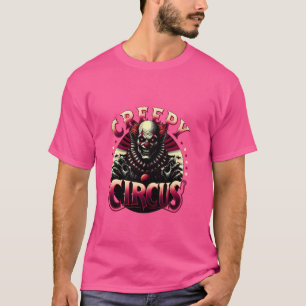 Camiseta Halloween Cloween Assustador do Circo Assassino Zo