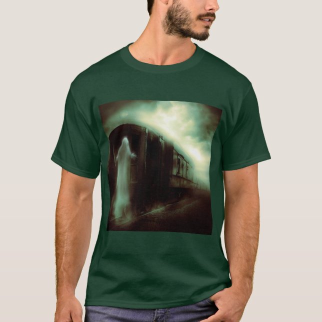 Camiseta Halloween - Comboio Assombrado 1 (Frente)