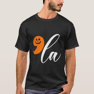 Camiseta Halloween Comma La Funny Pumpkin Kamala Harris Pre