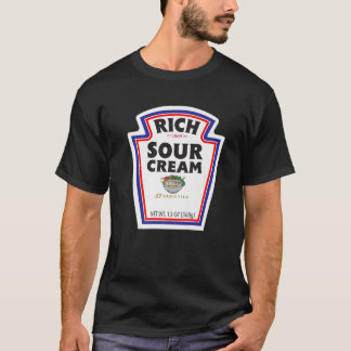 Camiseta Halloween Correspondendo Costume Rich Sour Cream B