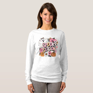 Camiseta Halloween Cortar temporada assustadora