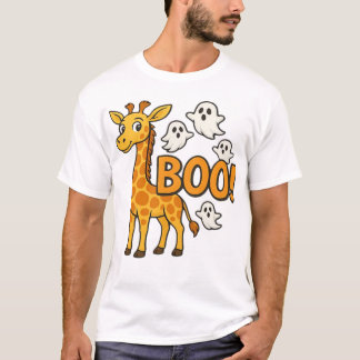 Camiseta Halloween Costume Boo Giraffe Spooky Season Oversi