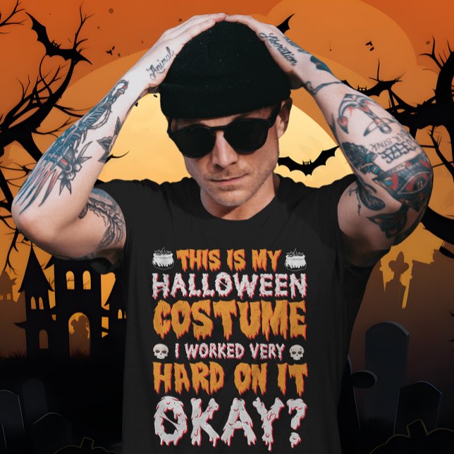 Camiseta Halloween Costume Engraçado (Criador carregado)