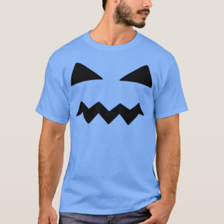 Camiseta Halloween Costume Jack O' Lantern Pumpkin Face Wom