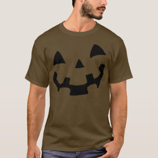 Camiseta Halloween Costume Jack O' Lantern Pumpkin Face Wom