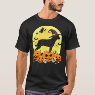 Camiseta Halloween Costume Rottweiler Witch Hat