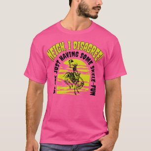 Camiseta Halloween Cowboy Skeleton Diversão Cavalo