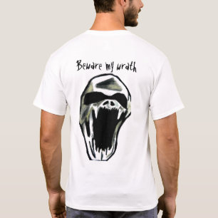 CAMISETA HALLOWEEN, CUIDADO COM MINHA RAZÃO