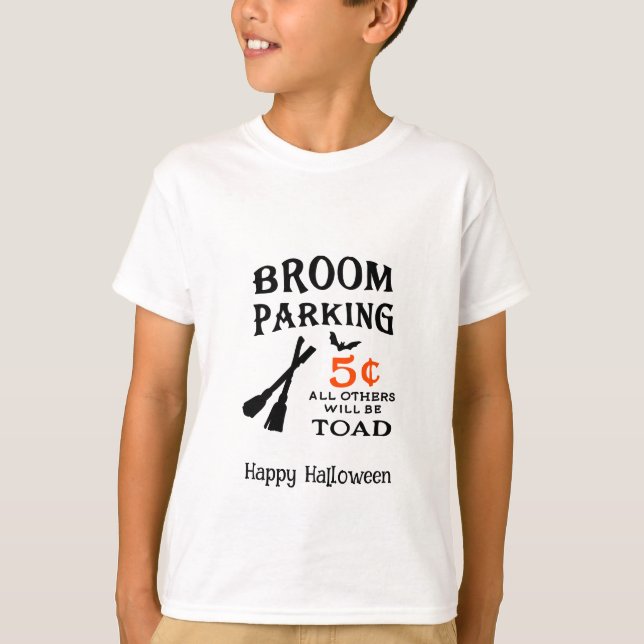 Camiseta Halloween Custom Whimsical Engraçado Moderno (Frente)