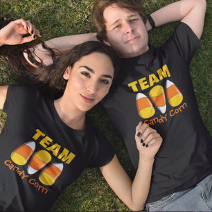 Camiseta Halloween da Equipe Candy Corn