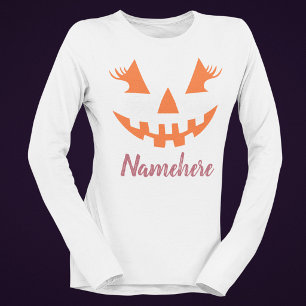 Camiseta Halloween da Girly Jack O Lanterna Pumpkin Persona